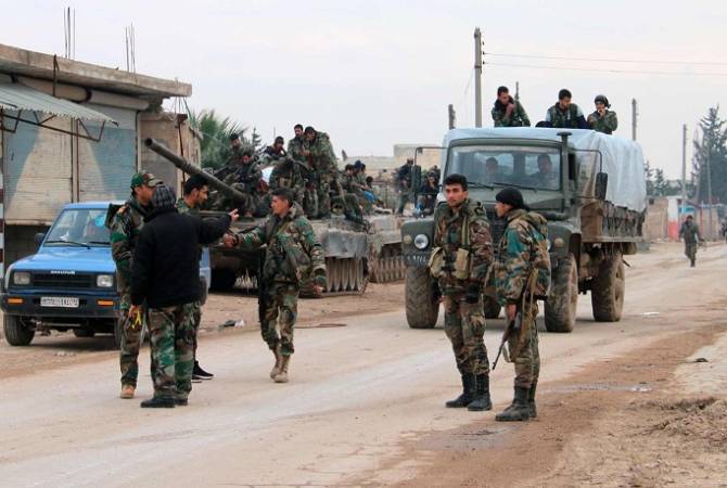 Syrian troops conduct an operation against terrorists in Deir ez-Zor governorate