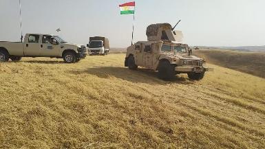 Peshmerga and Iraqi army conduct operation against ISIS in Iraqi Kirkuk province