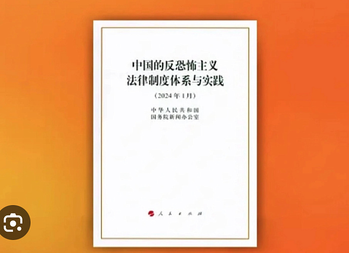 中国发表反恐白皮书