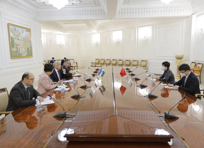 О встрече с чрезвычайным и полномочным послом Китайской Народной Республики в Республике Узбекистан