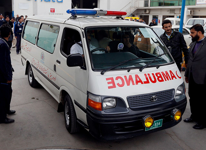 At least six people were injured in a blast in Pakistan