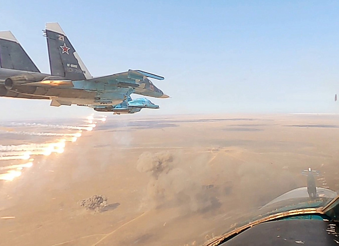The Russian Aerospace Forces eliminate at least six militants in Syria
