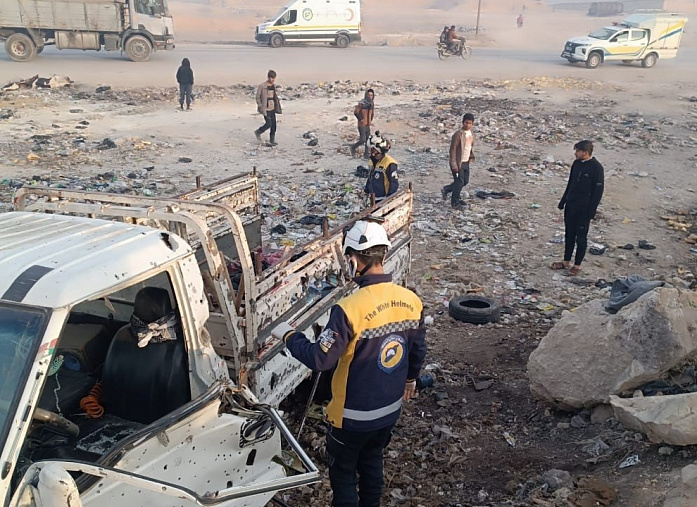 Twenty people killed in car bomb explosion in Syria