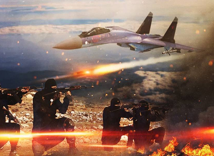 Воздушно-космические силы России уничтожили лагерь террористов в Сирии