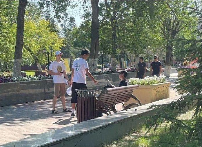 Open Air preventive activities in Kazakhstan