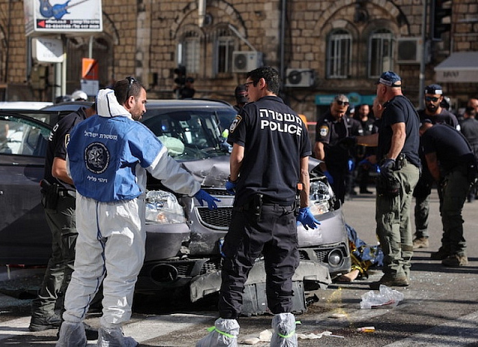 Jerusalem is investigating a car-ramming terrorist attack in the center of the city