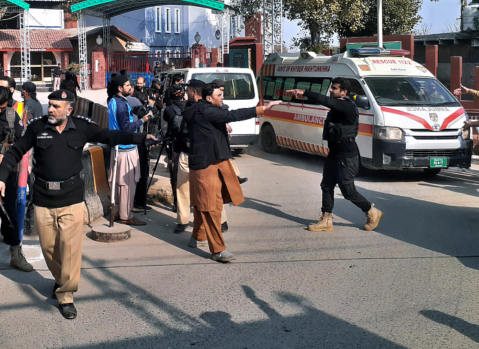 At least three people killed in terrorist attack on police post in Pakistan