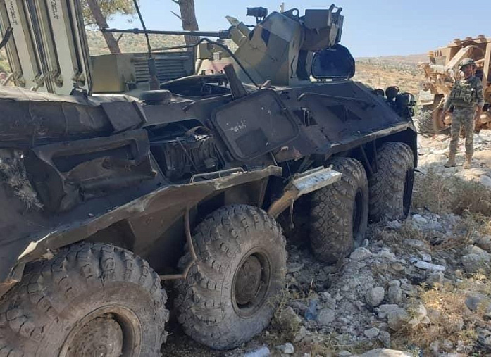 Six members of internal security forces wounded in a terrorist attack in Syria