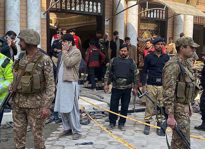 巴基斯坦白沙瓦清真寺爆炸案死亡人数升至72人
