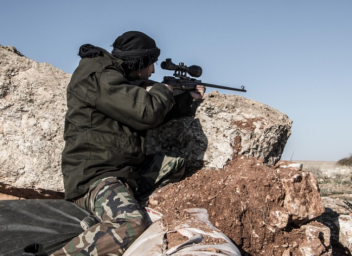一名叙利亚军人在伊德利卜省遭武装分子枪击身亡