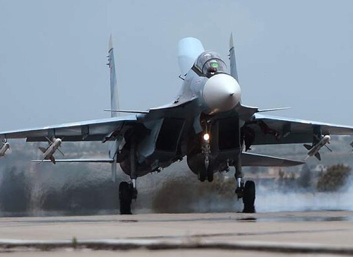 Russian aircraft strikes on militant bases in Syria